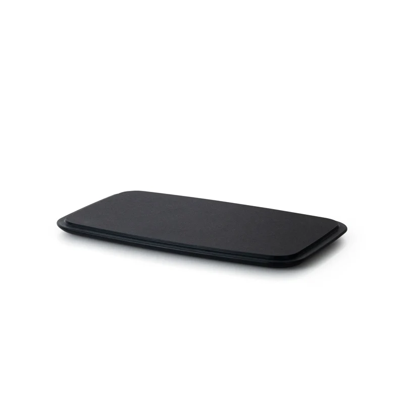 Continenta Käseglocke 2-tlg,, Duracore schwarz 26x16,5x8,5 cm