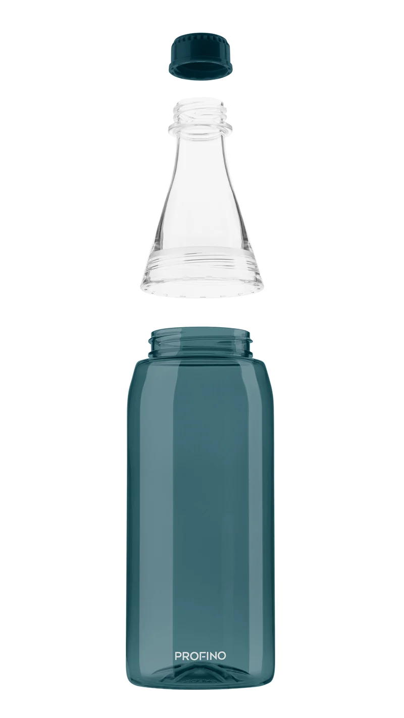 PROFINO Wasserflasche "Sparkle" 750ml, navy-blau