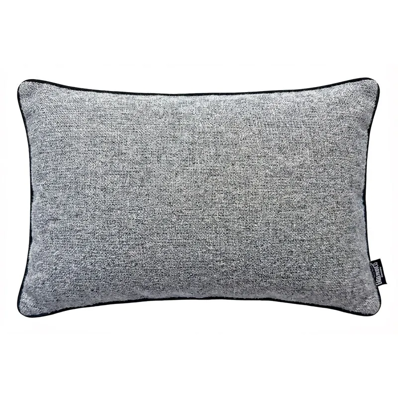 Eagle Products Kissenbezug MALTA, 40 x 60 cm, grau / Keder schwarz