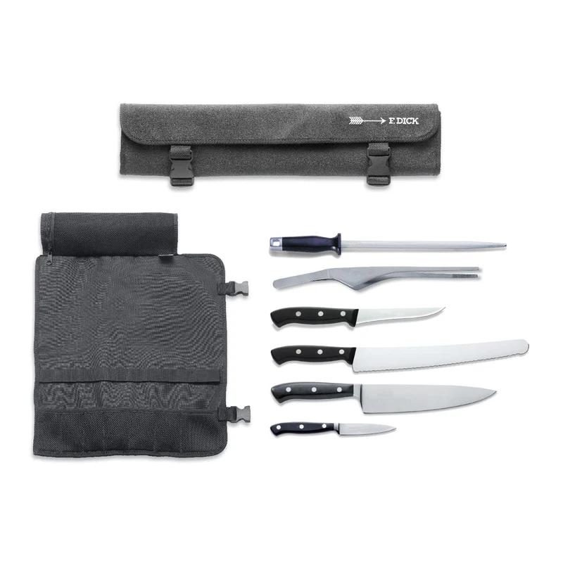 Dick Textil-Rolltasche 6-tlg.