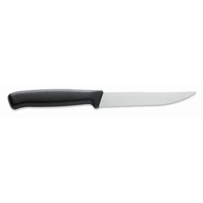 Dick Pizza- /Steakmesser 12cm Wellenschliff schwarz