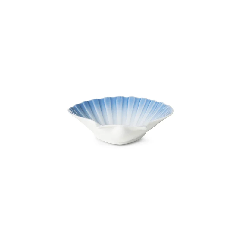 Royal Copenhagen Iris Muschel Schale, Blau, 10 cm