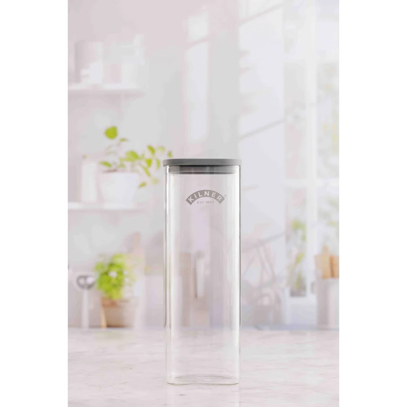 Kilner Glas Vorratsbehälter - Quadratisch, 2 Liter