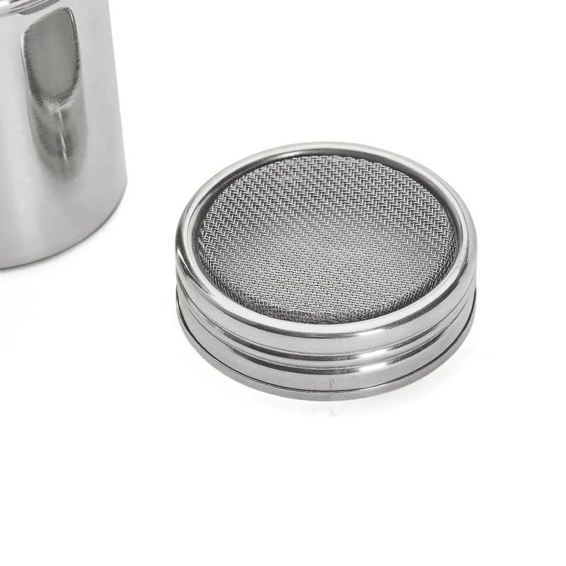 De Buyer ZUCKERSTREUER MIT NETZ EDELSTAHL H 10 CM