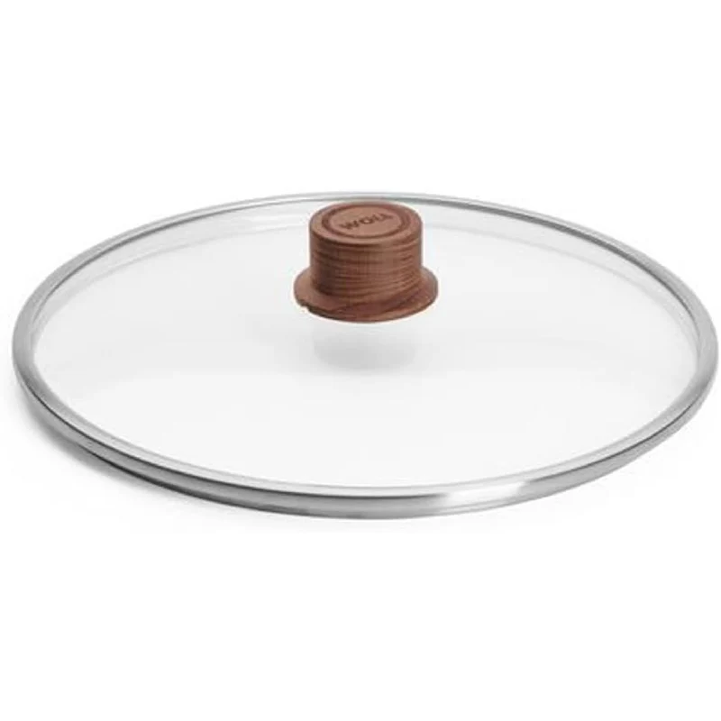 Woll, WOLL EcoLogic Sicherheitsglasdeckel Ø 20 cm mit Holz-Deckelknopf und Umverpackung