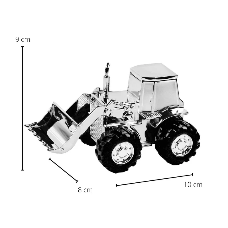 EDZARD Spardose Traktor H 9 cm