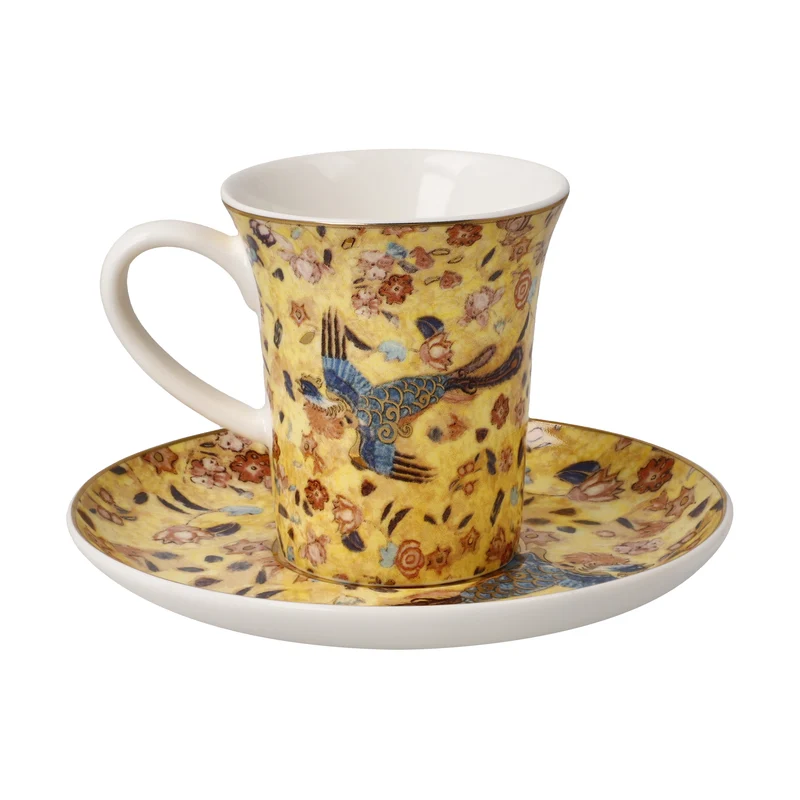Goebel Gustav Klimt Dame mit Fächer Espressotasse