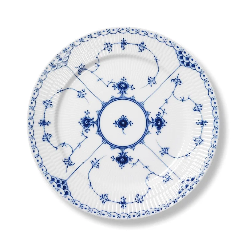 Royal Copenhagen Musselmalet Halbspitze Frühstücksteller - 22 cm