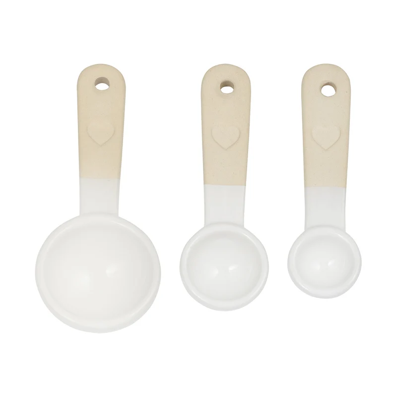 MASON CASH Rustic Charm, Herz Set aus drei Messlöffeln