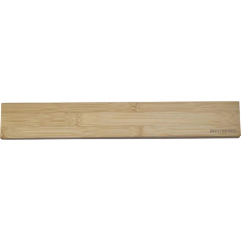 Westmark magnetische Messerleiste Nature – hochwertige Magnetleiste für Küchen-Messer und -Scheren, klingenschonend und sicher, inkl. Befestigungsmaterial – Holz, BPA-frei