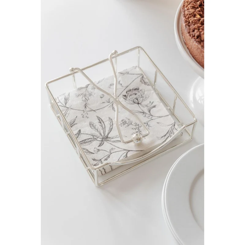 EDZARD Serviettenhalter Atlas 19x19 cm