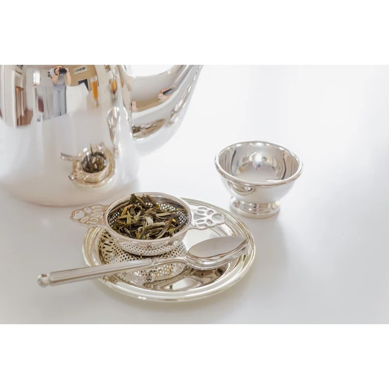EDZARD Teesieb Assam mit Halter Ø 6 cm
