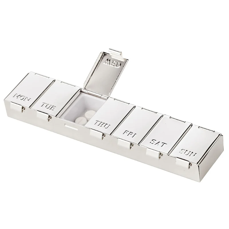 EDZARD Pillendose 7 Tage L 15 cm