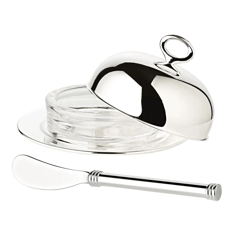 EDZARD Buttergl. Jago m. Messer Ø 14 cm