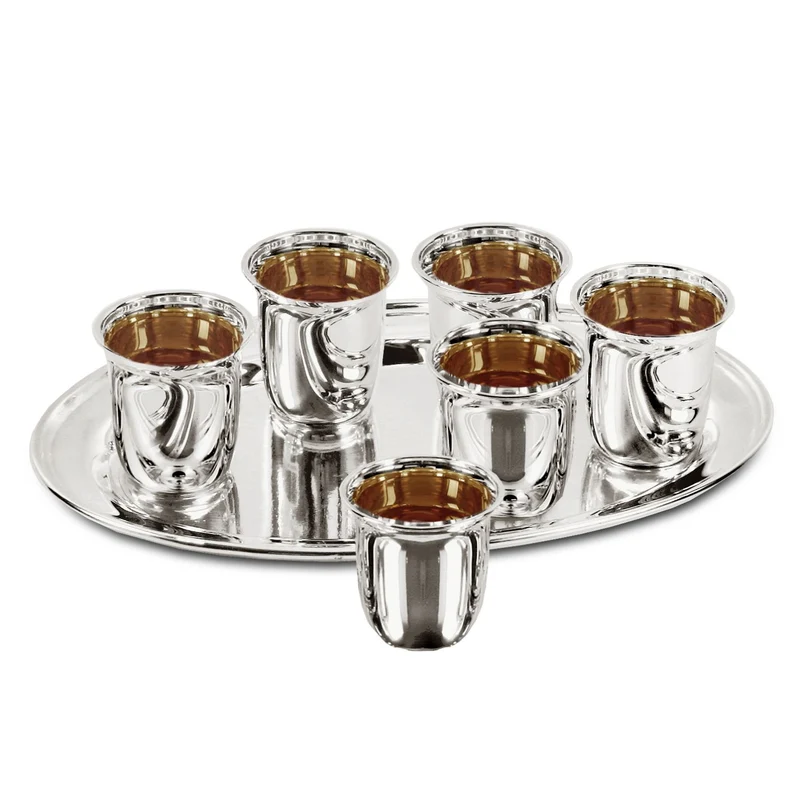 EDZARD Schnapsset 7-tlg 4 cl L 22 cm
