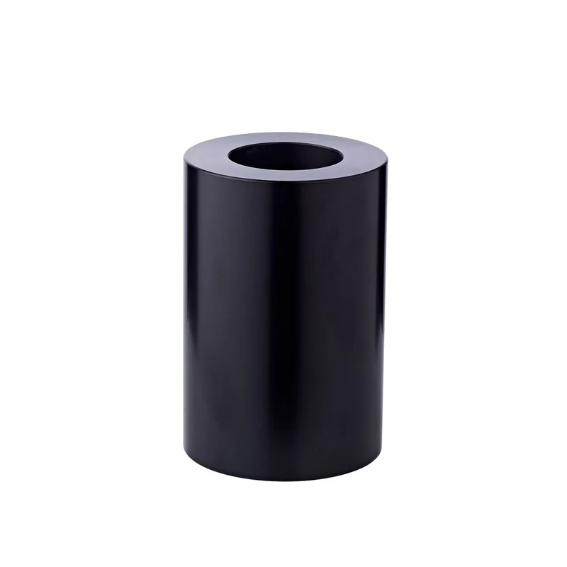 EDZARD Teelichthalter Cornelius black Ø 10 cm / H 15 cm