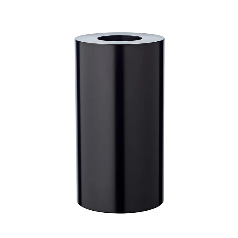 EDZARD Teelichthalter Cornelius black Ø 8 cm / H 15 cm