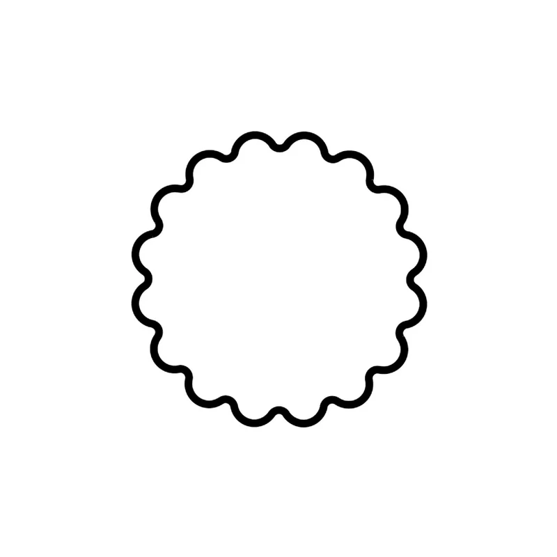 Kaiser Ausstechform Mandelring 5 cm