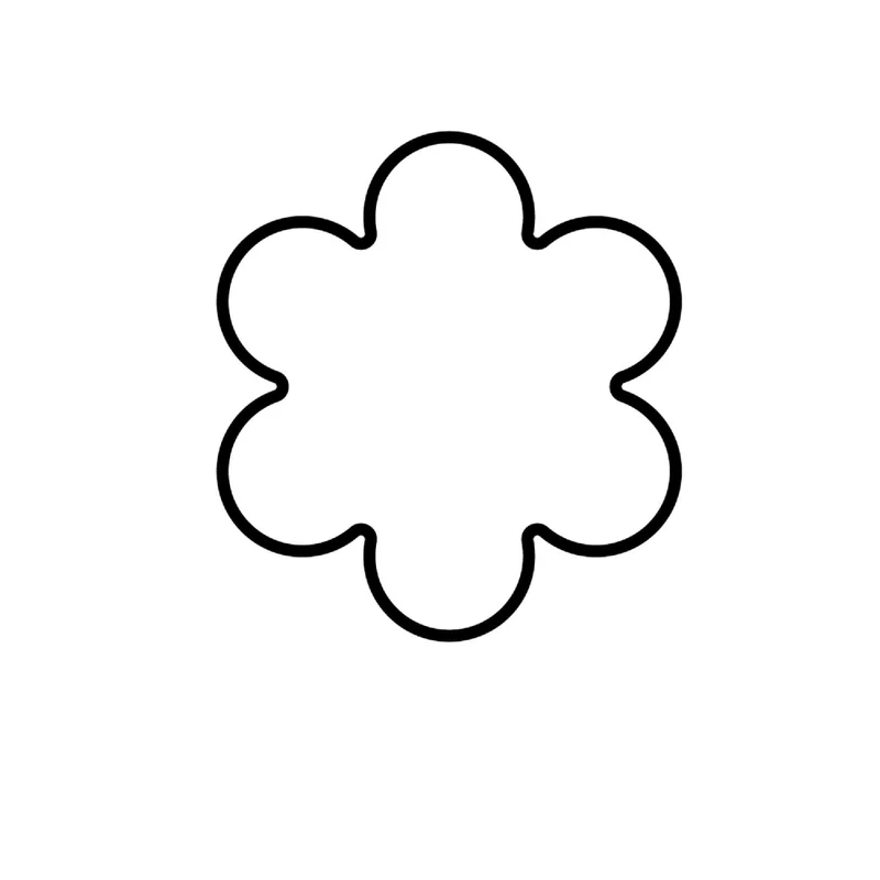 Kaiser Ausstechform 6er Rosette 6 cm
