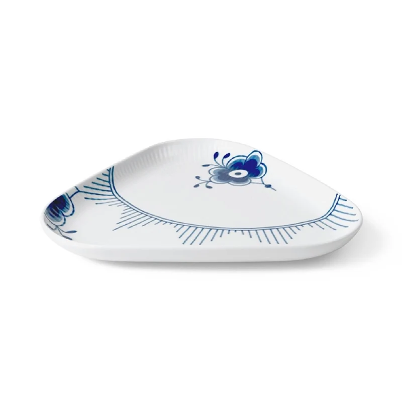Royal Copenhagen Blue Fluted Dreiecksschale 23cm