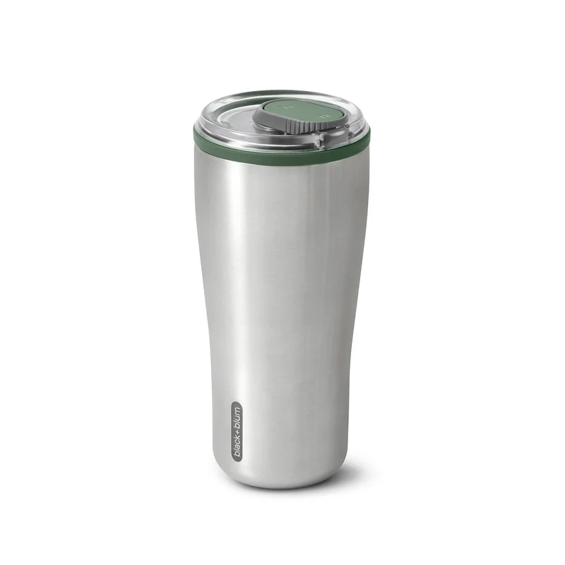 BLACK + BLUM Travel Tumbler Edelstahl, Olive, 600 ml