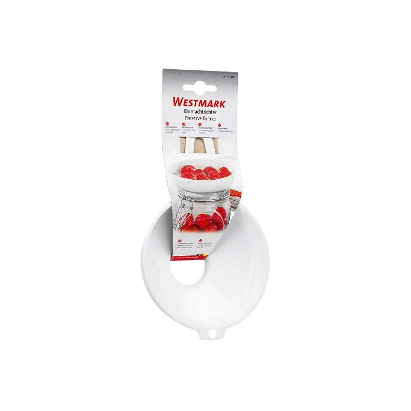 Einmachtrichter, weiß, PP