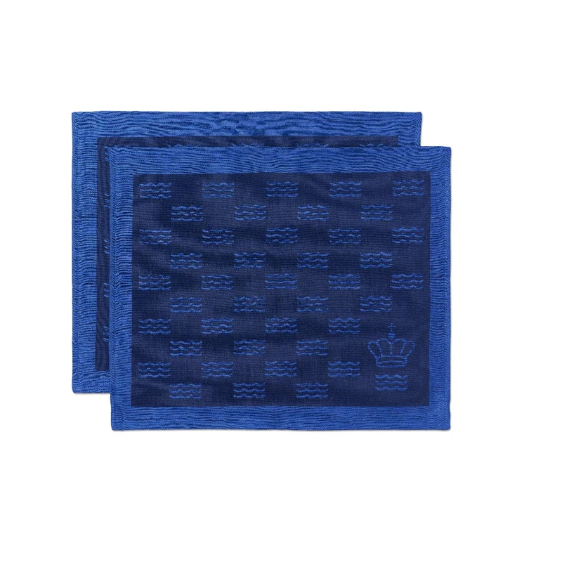 Royal Copenhagen Waves Platzset 45x35cm 2PK Blue