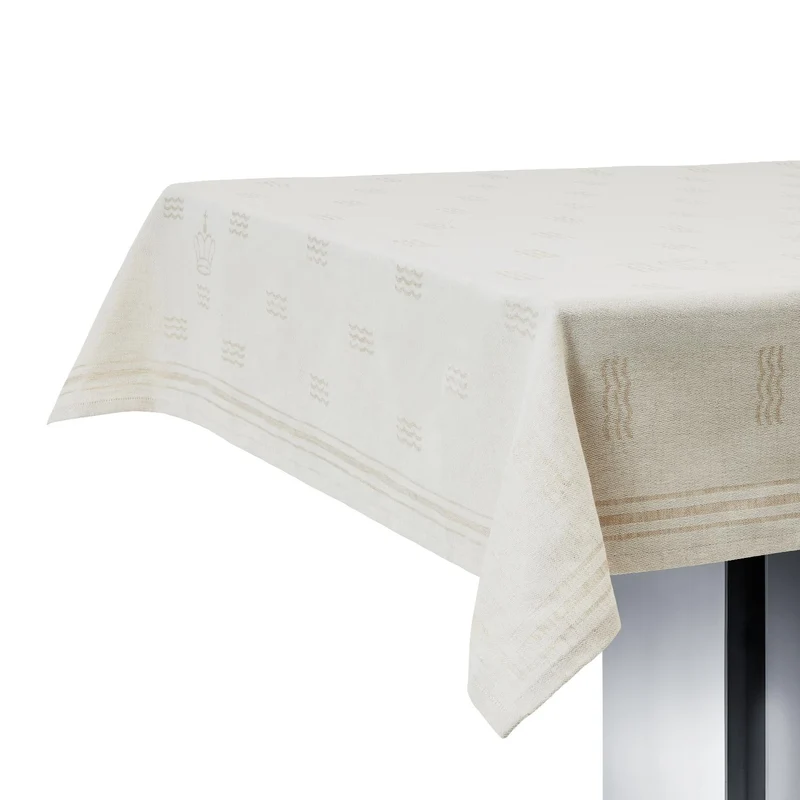 Royal Copenhagen Waves Tischdecke 145x320cm White