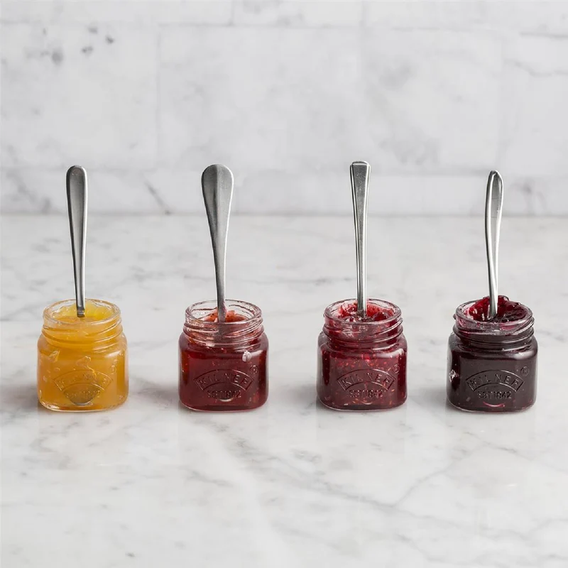 KILNER 4 Mini Marmeladengläser im Set á 55 ml