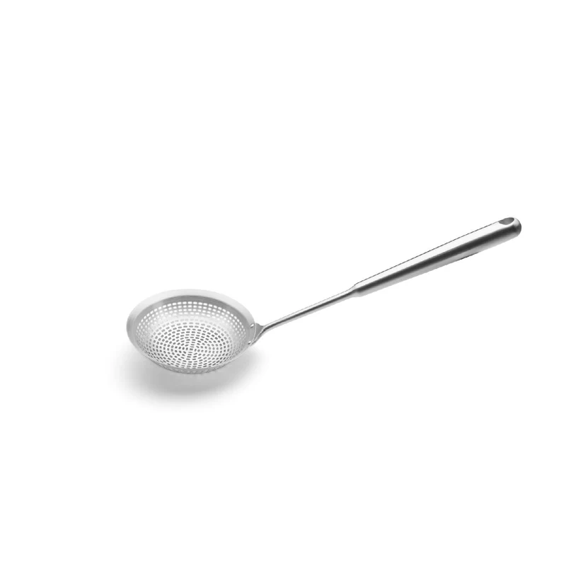 Weis Schaumlöffel mit Rohrgrif tief, gelocht, Ø 16 cm