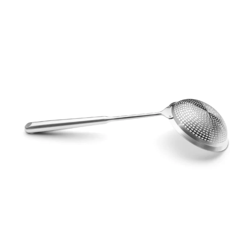 Weis Schaumlöffel mit Rohrgriff tief, gelocht, Ø 14 cm