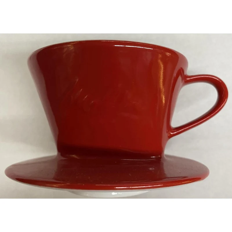 Melitta Kaffeefilter Rot gespritzt Größe 1