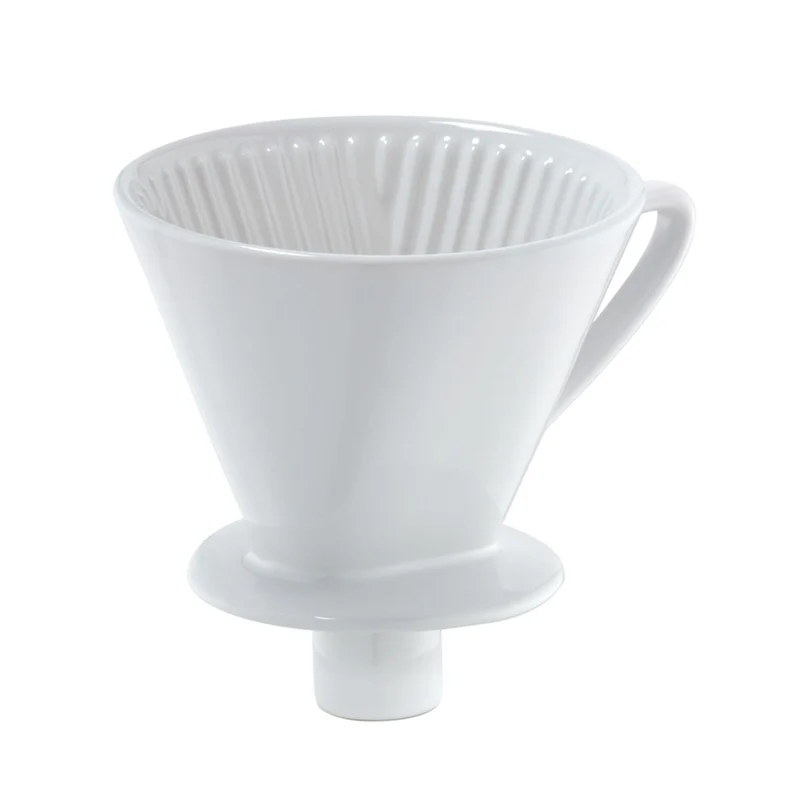 Cilio Kaffeefilter mit Stutzen Gr. 4 weiß