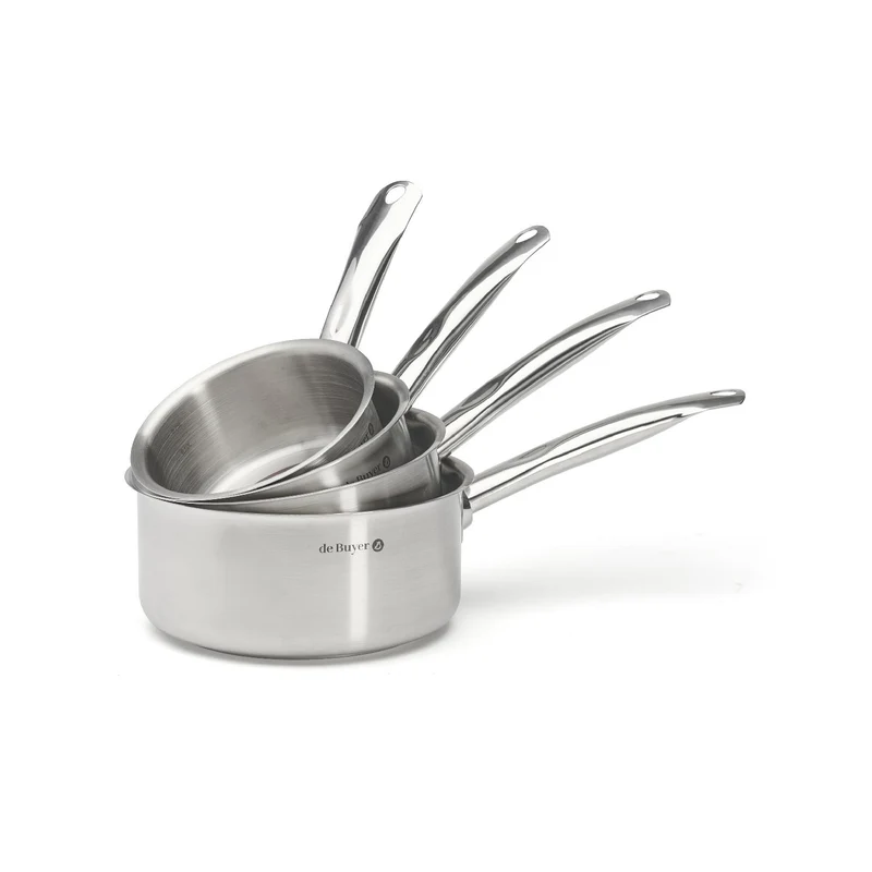 De Buyer 4 STIELKASSEROLLEN 14-16-18-20 CM PRIM APPETY