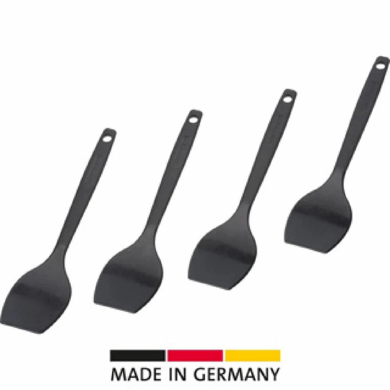 Westmark 8 Raclette-Schaber/Mini-Pfannenwender, Länge: 16,6 cm, Kunststoff, Gourmetta, Schwarz, 204522E3