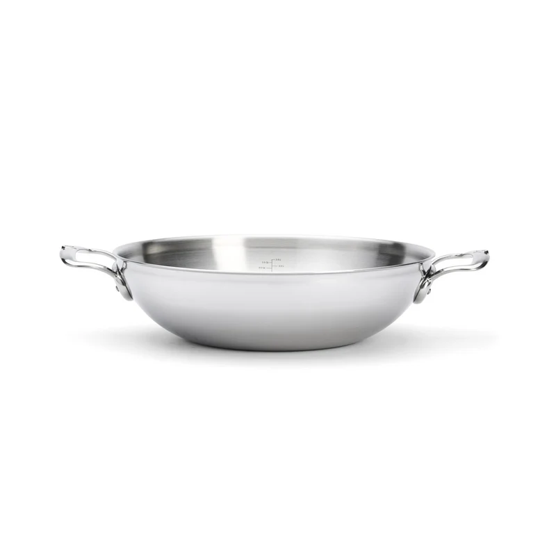 De Buyer ABGERUNDETER WOK MIT 2 GRIFFEN AFFINITY Ø32CM