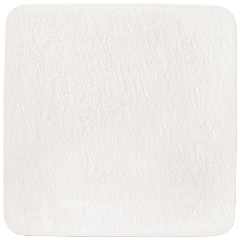 Villeroy & Boch Manufacture Rock blanc Servierplatte quadratisch/Gourmetteller