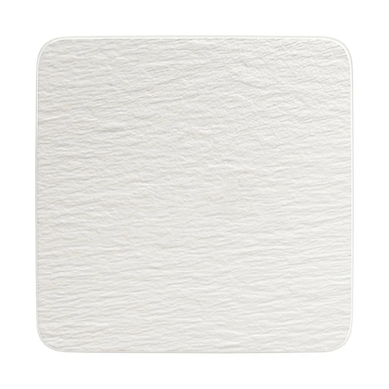 Villeroy & Boch Manufacture Rock blanc Servierplatte quadratisch/Gourmetteller