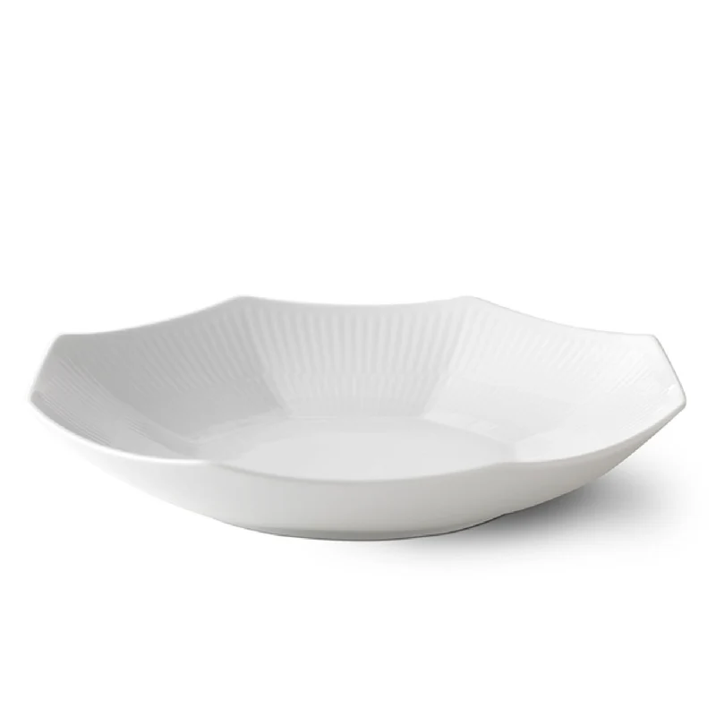 Royal Copenhagen White Fluted Schale Arch 25cm