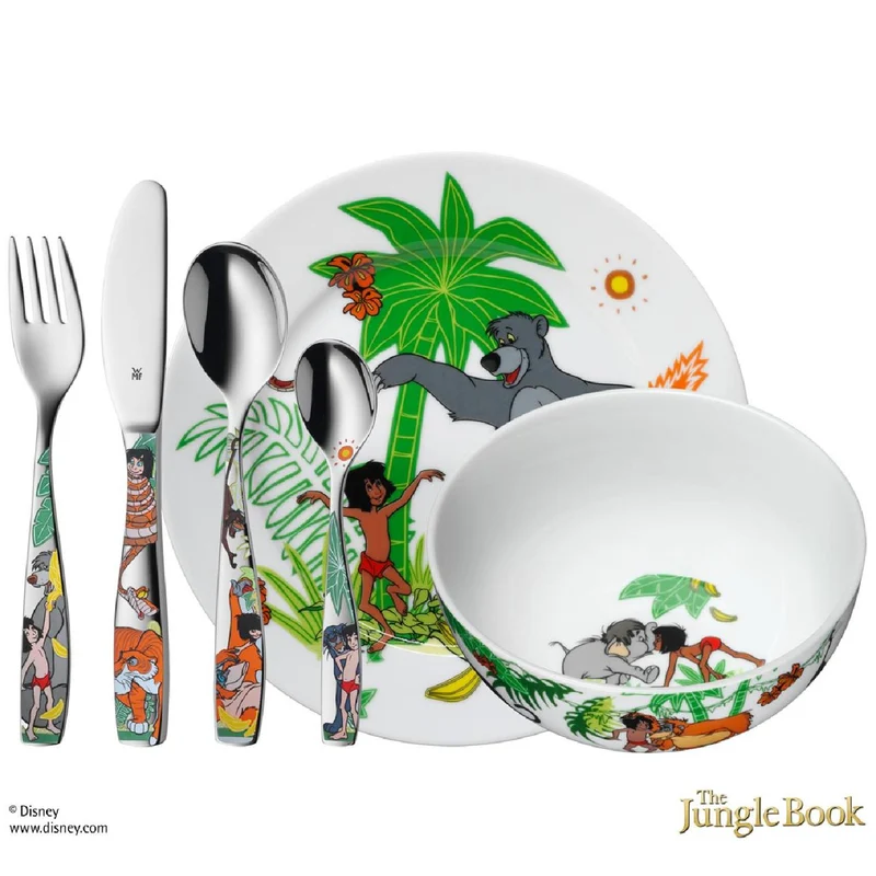 WMF Kinderbesteck-Set 6-teilig Dschungelbuch