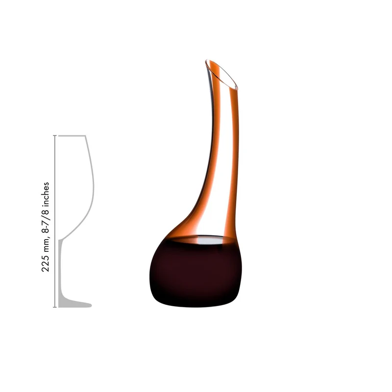 RIEDEL CORNETTO CONFETTI DECANTER ORANGE