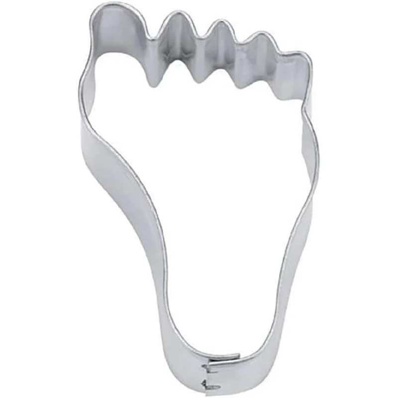 Städter Ausstechform, Fuß, Weißblech, ca. 9cm