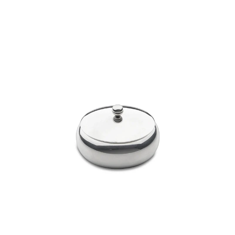 Weis Zuckerdose aus Edelstahl mit Deckel, Ø 8,5 cm