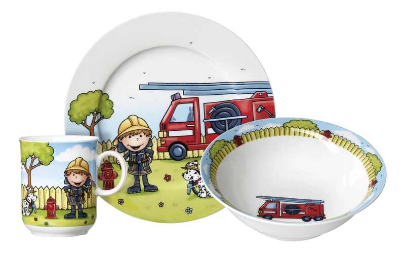 RITZENHOFF & BREKER Kindergeschirr Feuerwehrm.Bern