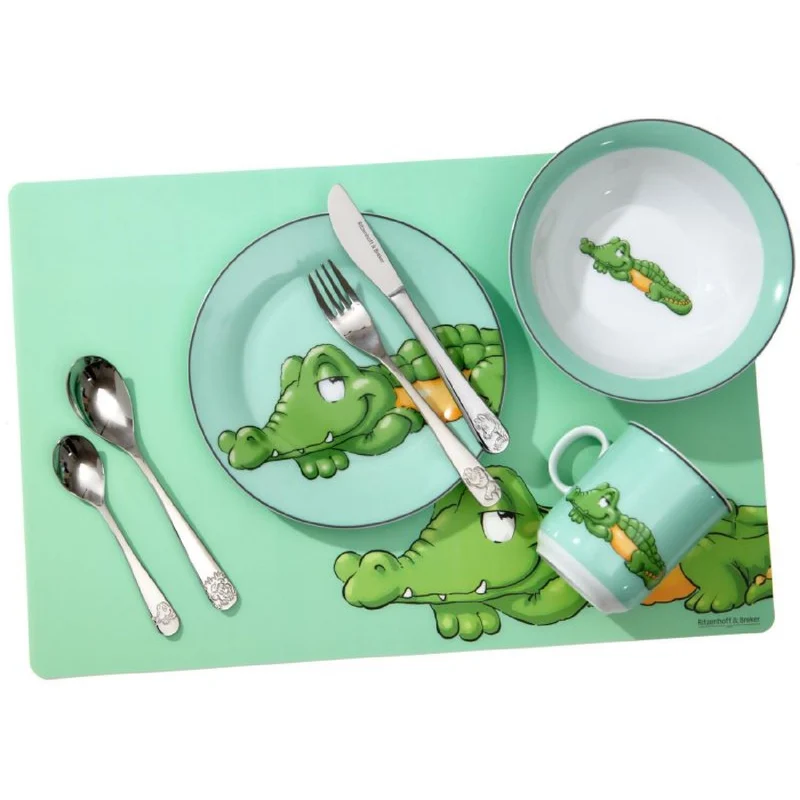 R&B Kindergeschirr Krokodil 3