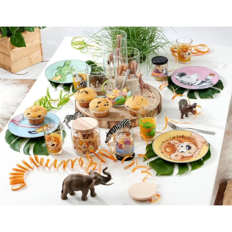 R&B Kindergeschirr Zebra 3tlg