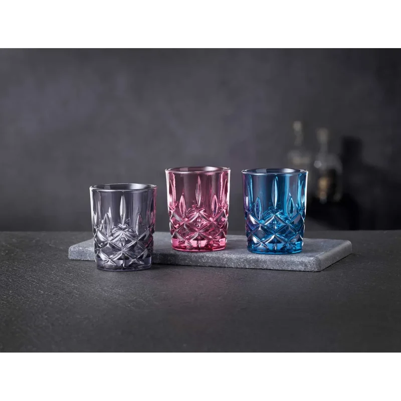 Nachtmann, 3-teiliges Schnapsgläser-Set, Stamper/Shotglas, Kristallglas, 55 ml, Noblesse