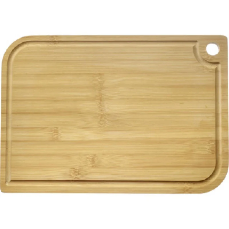 Westmark Schneidebrett Bambus – hochwertige Schneideunterlage mit Saftrille, Küchenbrett aus Holz zum einfachen Schneiden von Lebensmitteln – Bambus, 33 x 23 cm