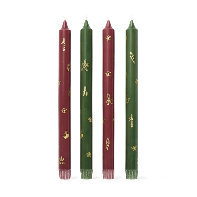 Royal Copenhagen Star Fluted Kerzen, 28 cm, 4 Stk.