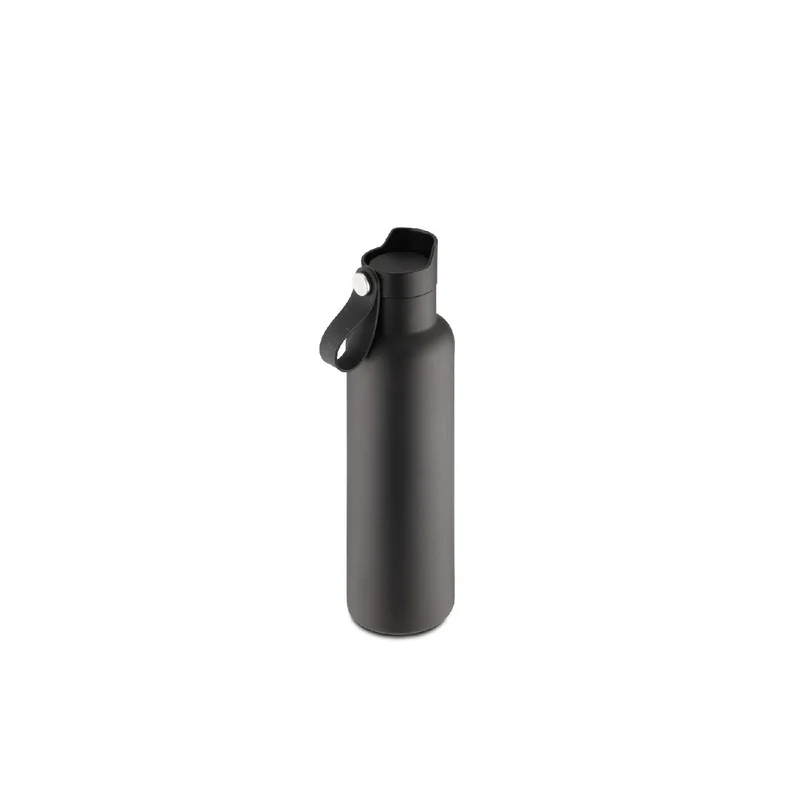 Weis Thermoflasche inkl. Deckel mit Trinkfunktion 0,7 L grau